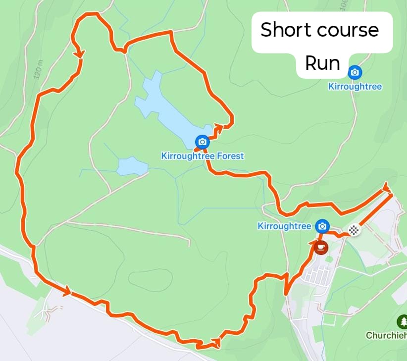 Short course run map